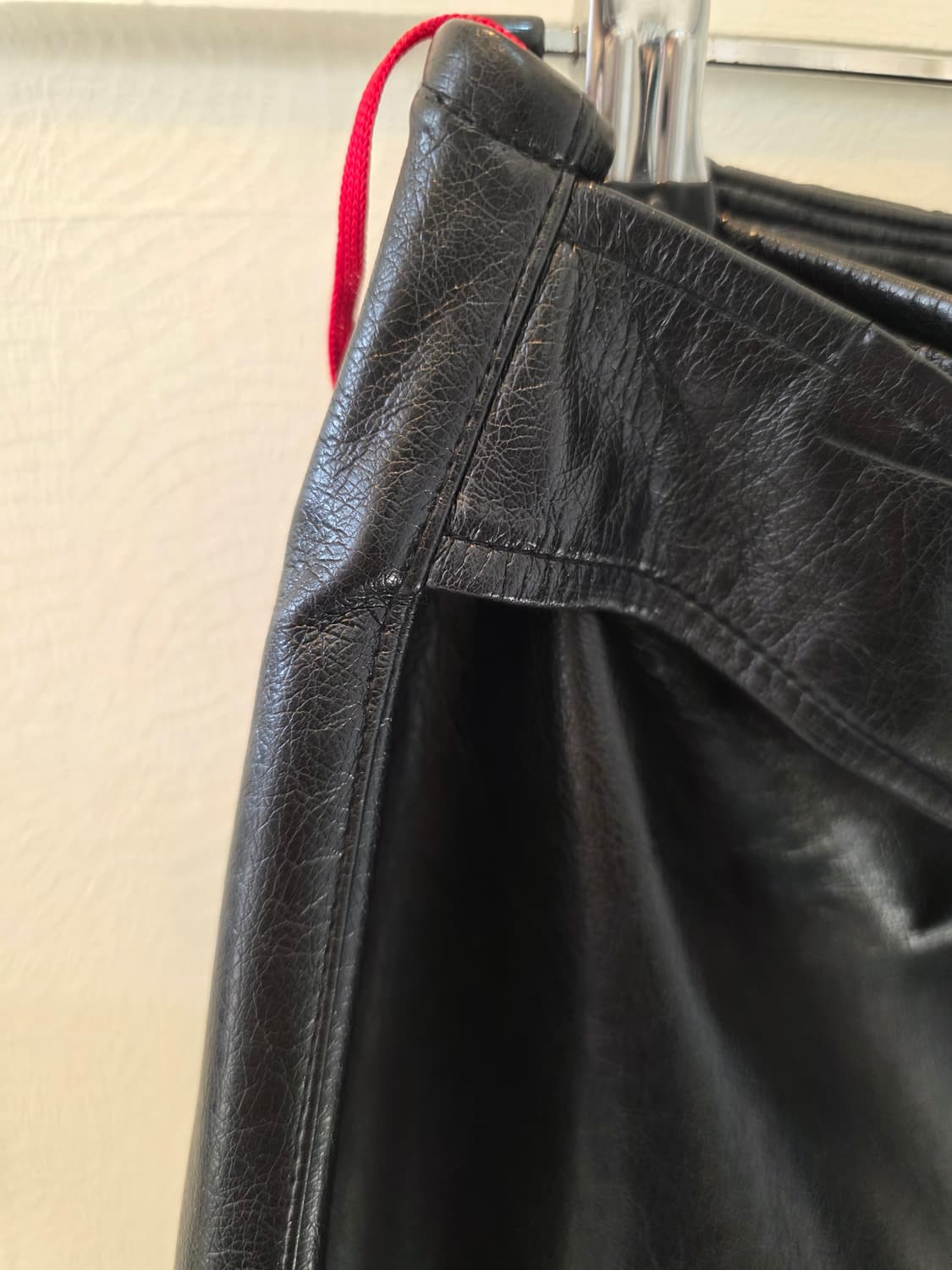 JUCCA 유카 블랙 페이크 슬랫스커트38 상품이미지3