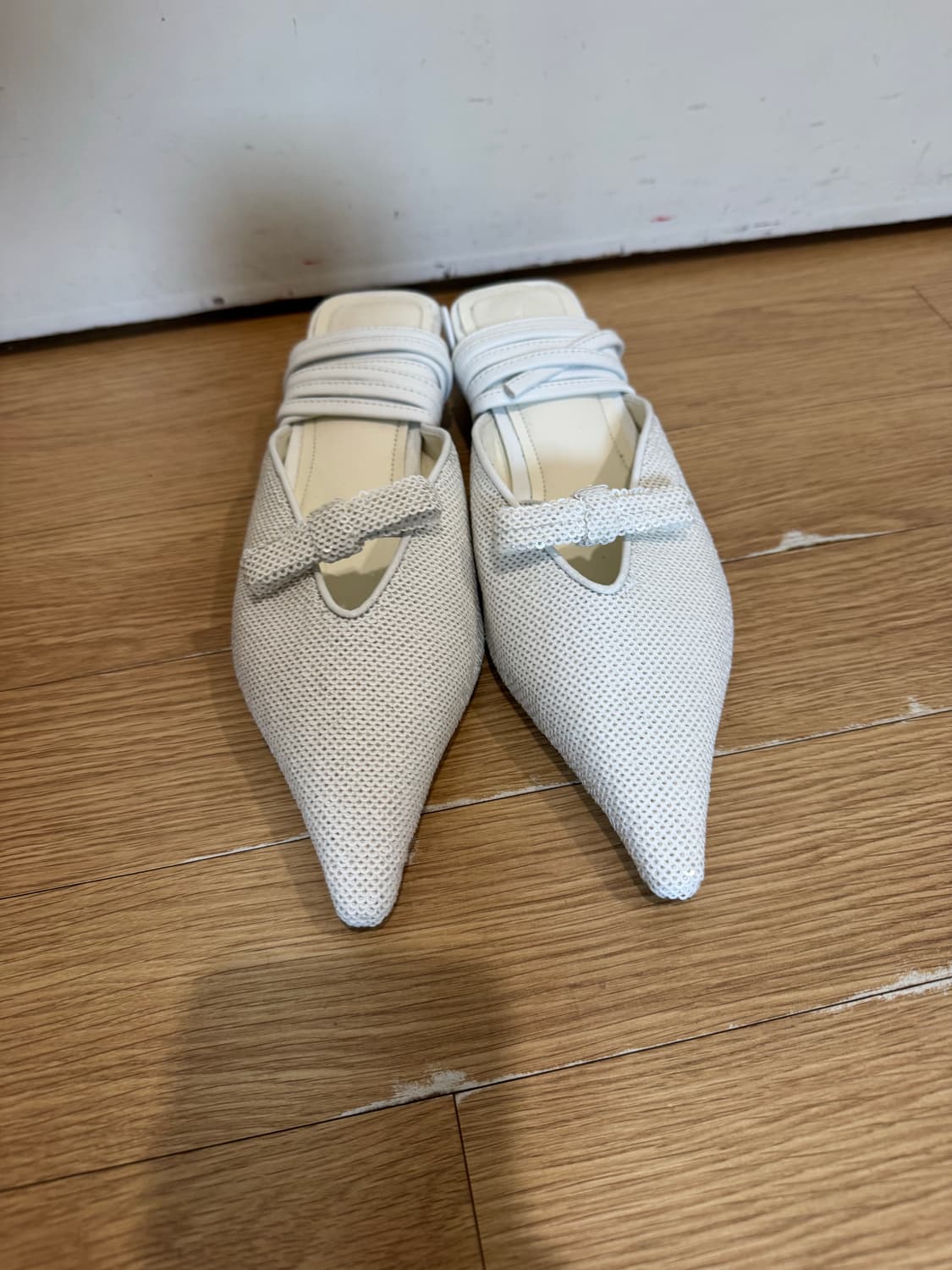 드래곤블루스 리본 레이스업 뮬 상품이미지1