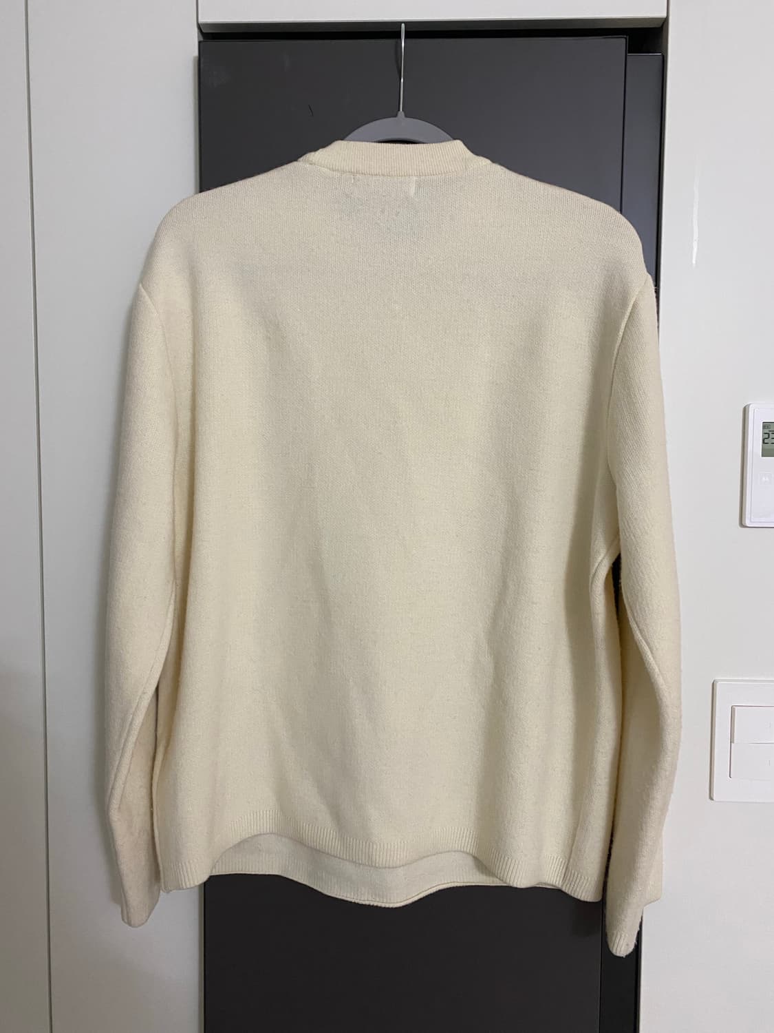 엘무드 화란 세미오버 니트 크림 48 상품이미지4