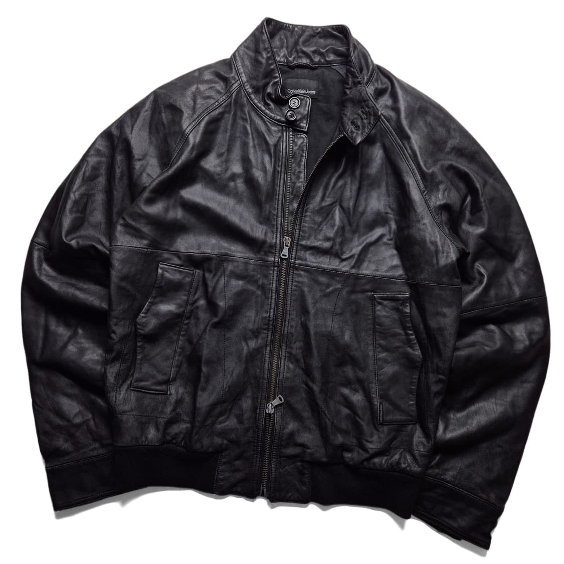 [M] 캘빈클라인 양가죽 블루종 자켓 상품이미지1