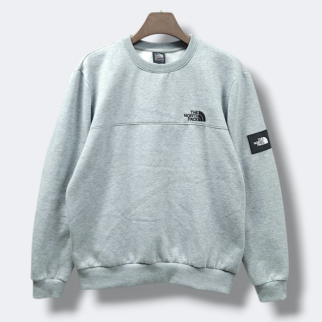 [XL] 노스페이스 그레이 기모 맨투맨 상품이미지1