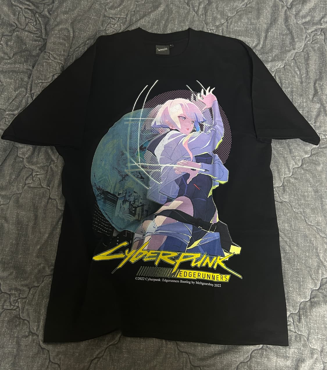 사이버펑크 엣지러너 부틀렉 애니메이션 티셔츠 상품이미지1