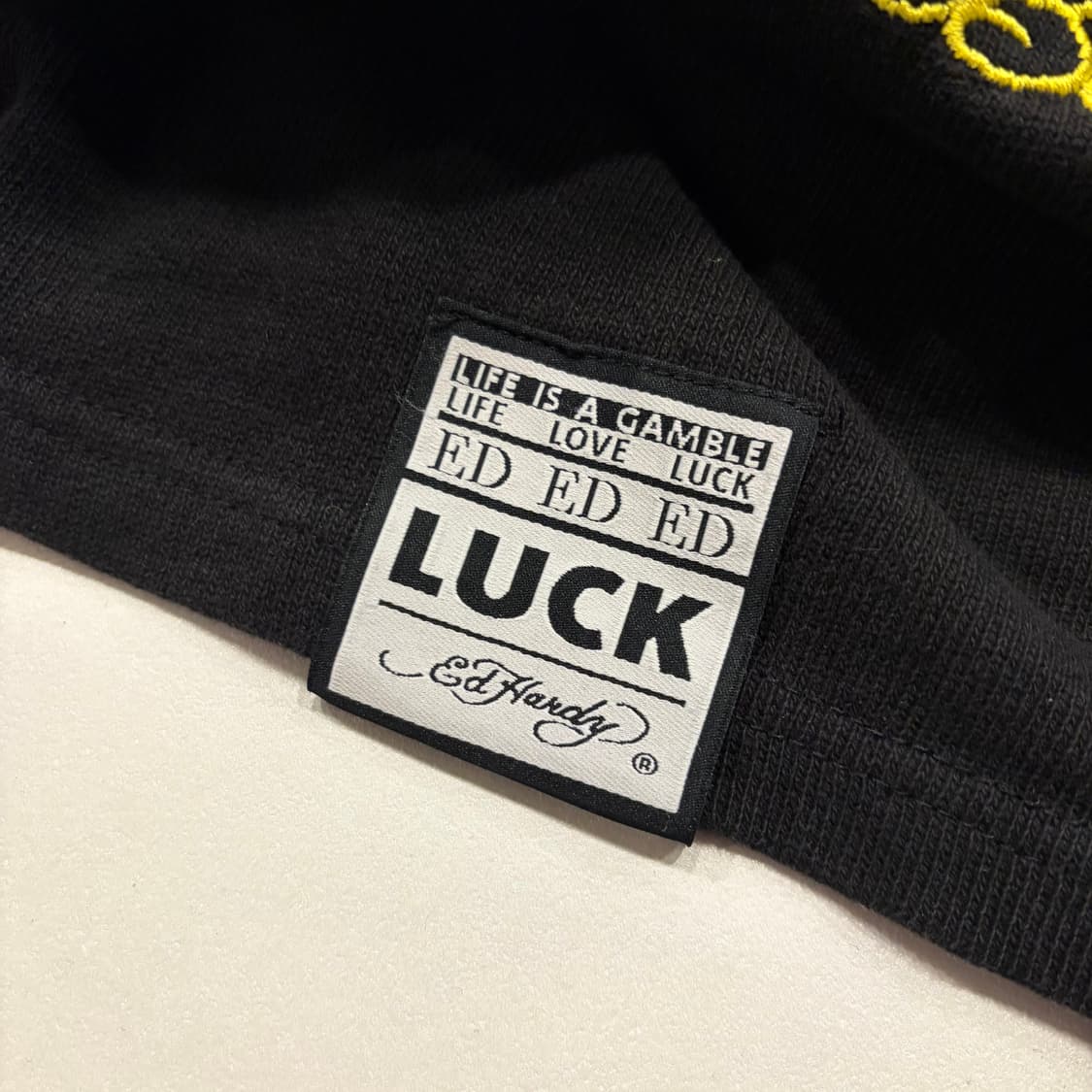 [L] 에드하디 블랙 반팔 티셔츠 프린팅 B421 상품이미지5