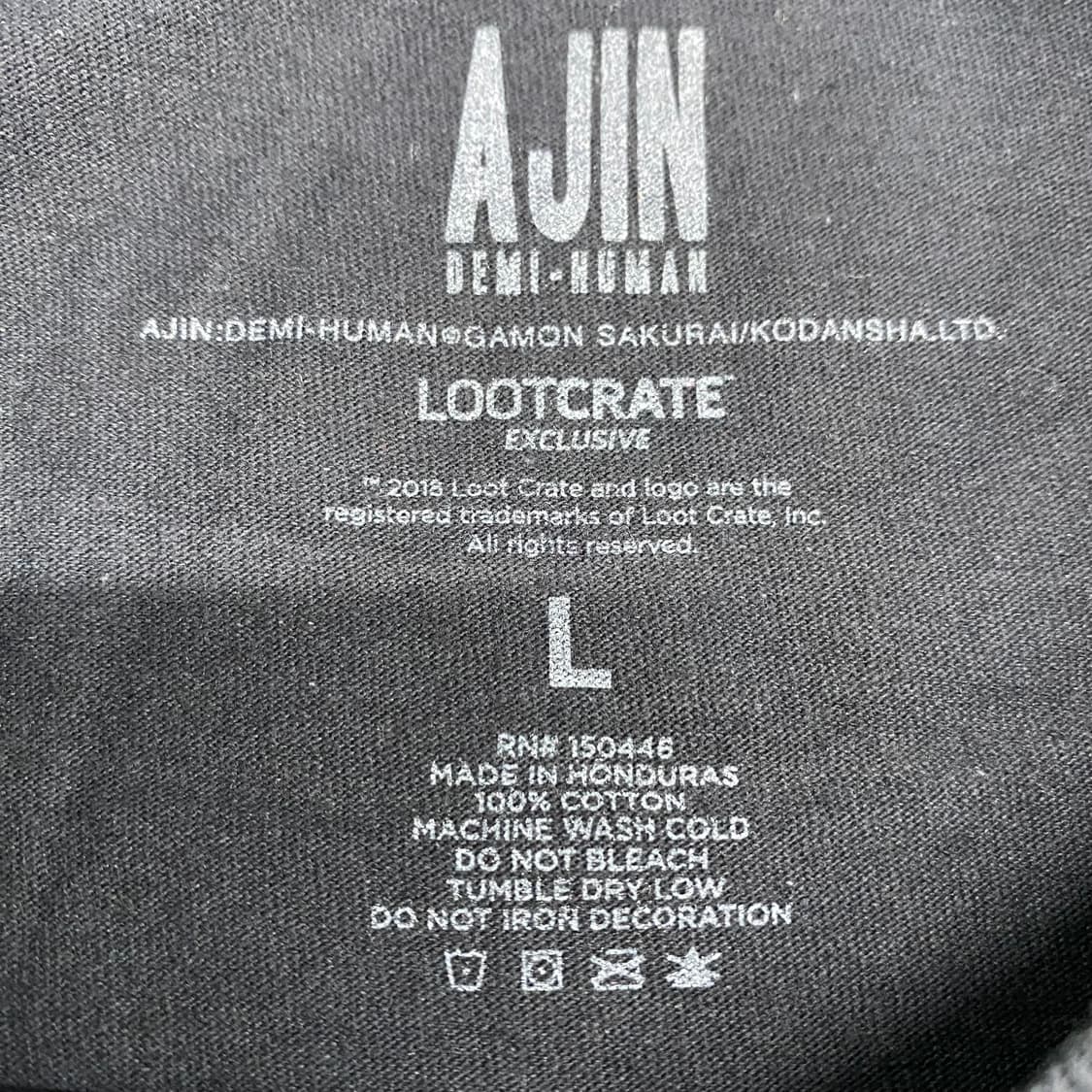 아인 오피셜 애니메이션 티셔츠 상품이미지3