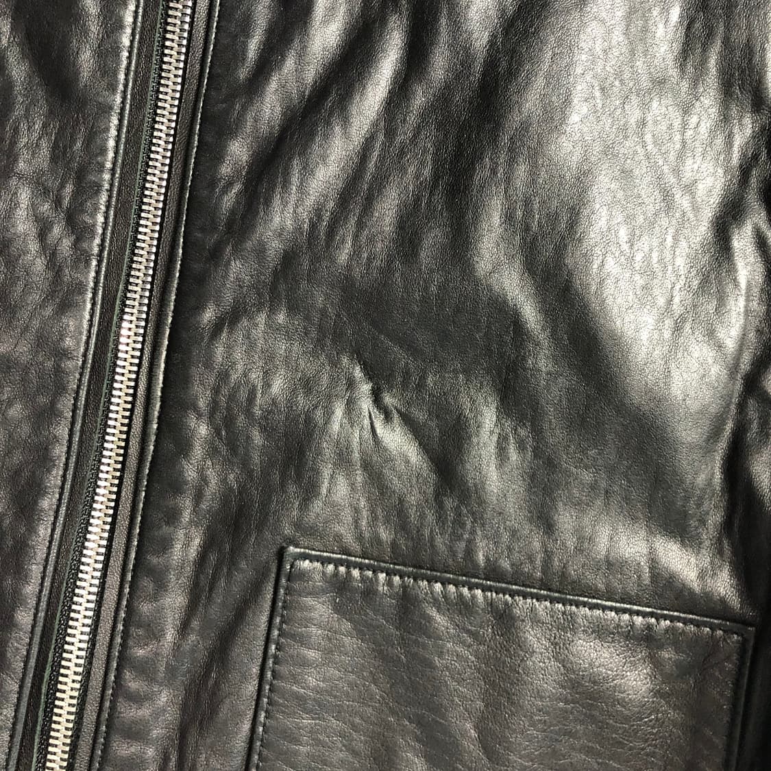 펠토 투포켓 크롭 레더자켓  상품이미지6