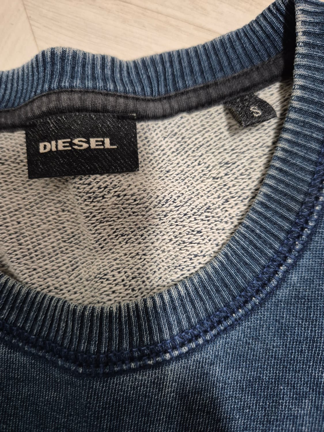 정품 디젤 빈티지 패치워크 맨투맨 상품이미지2