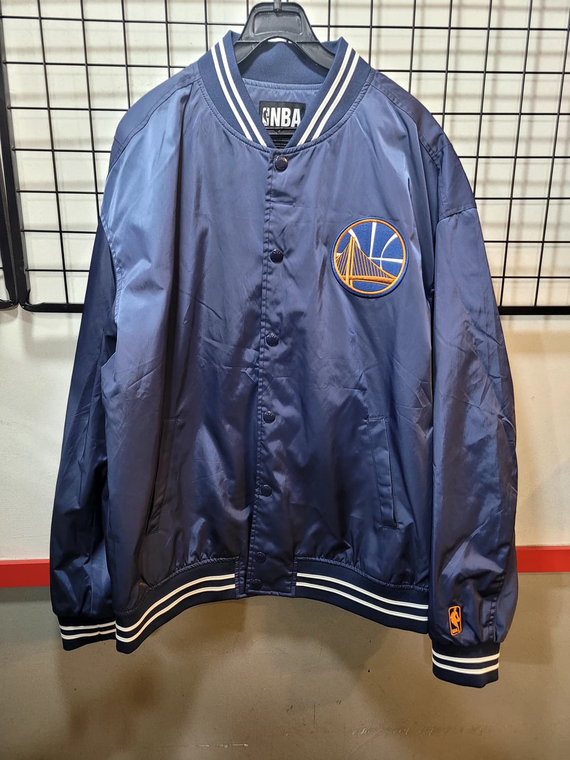 정품 NBA 골든스테이트 워리어스 바시티 자켓  상품이미지1