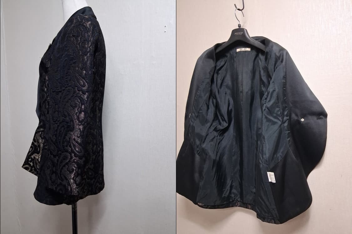 일본구제 BO 여성 페이즐리 자카드 쟈켓 코스튬 쟈켓 66
표기 9 상품이미지4