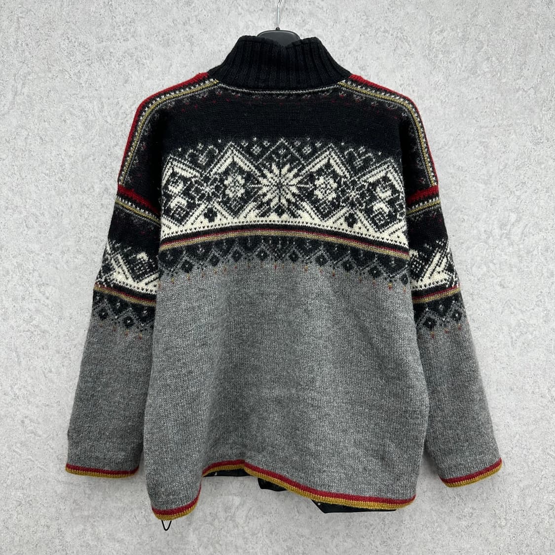 105 데일오브노르웨이 남자 방풍 반집업 노르딕 니트 상품이미지2