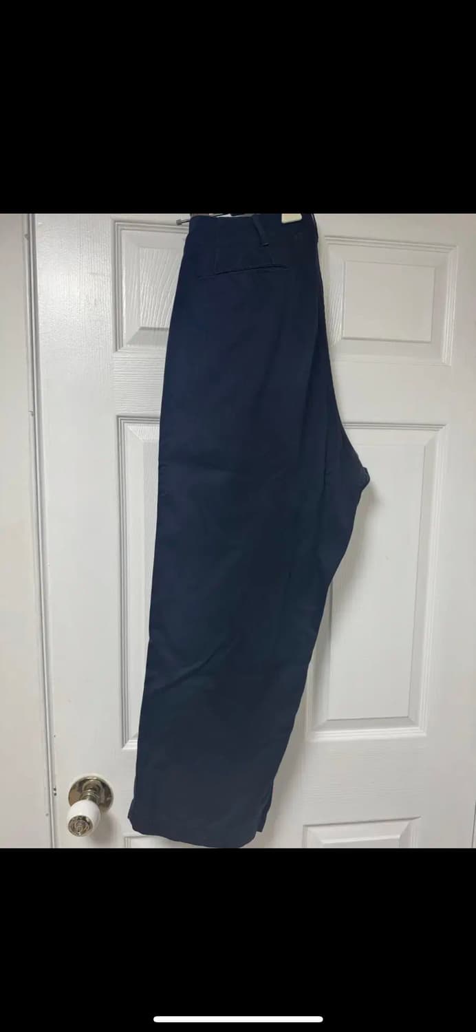 나나미카 와이드 치노 팬츠 네이비 36 상품이미지3