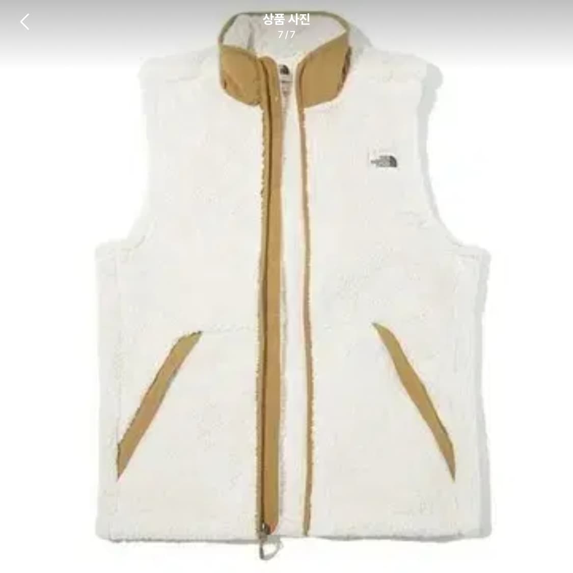 [노스페이스] 뽀글이 보아 플리스 베스트 (조끼) / 아이보리 / XL 상품이미지8