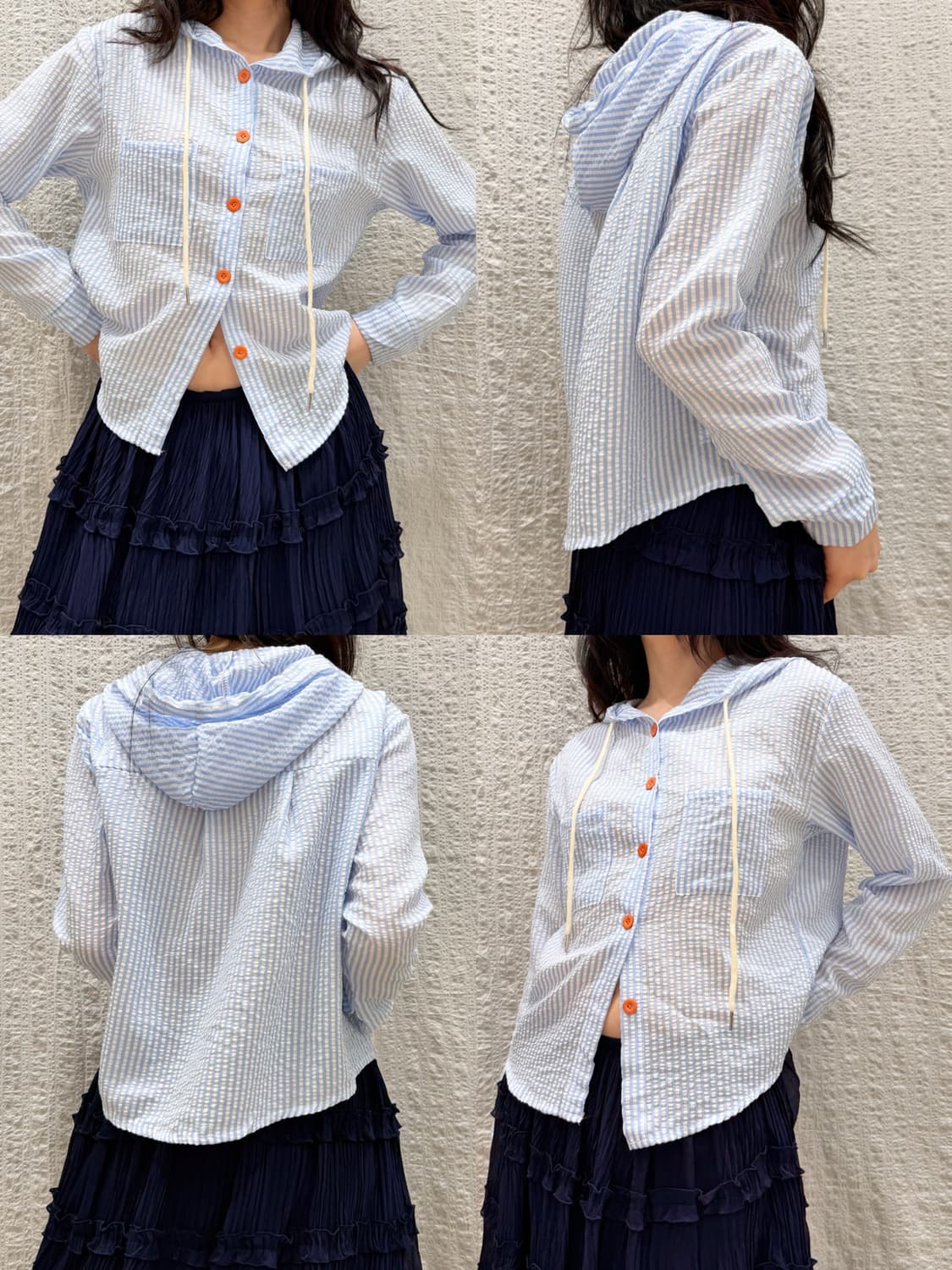 sky stripe wind breaker 상품이미지6