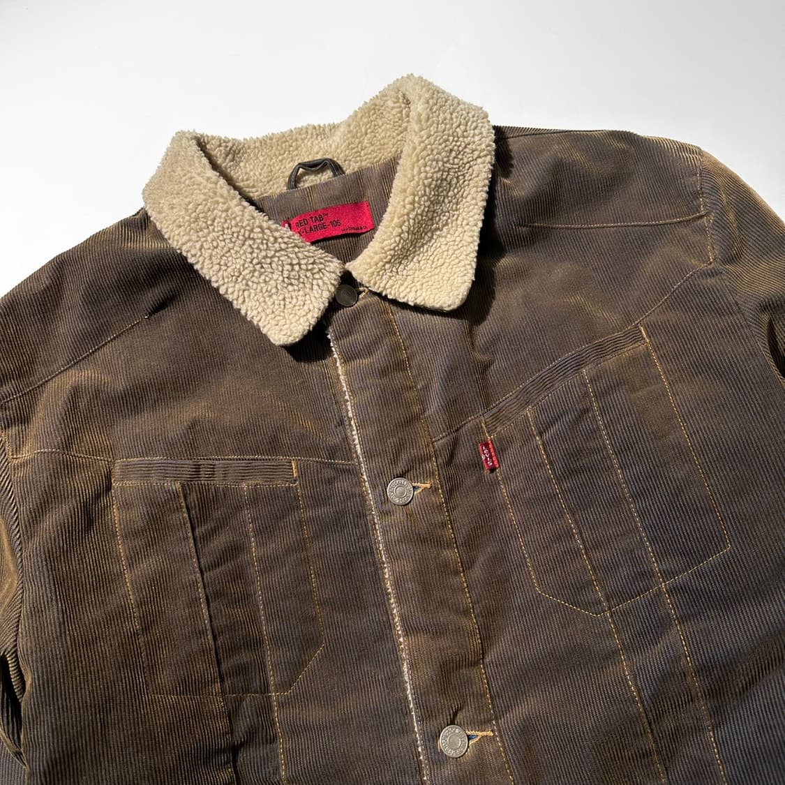 리바이스 레드텝 셰르파 코듀로이 트러커 자켓 상품이미지3