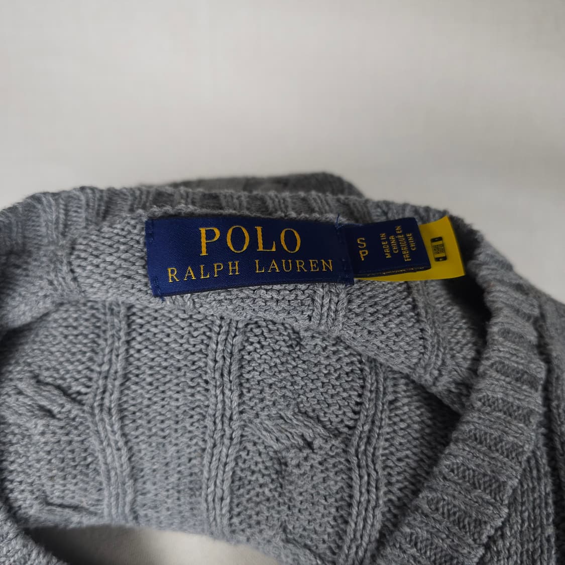 폴로 라운드니트티 남자95사이즈  상품이미지3