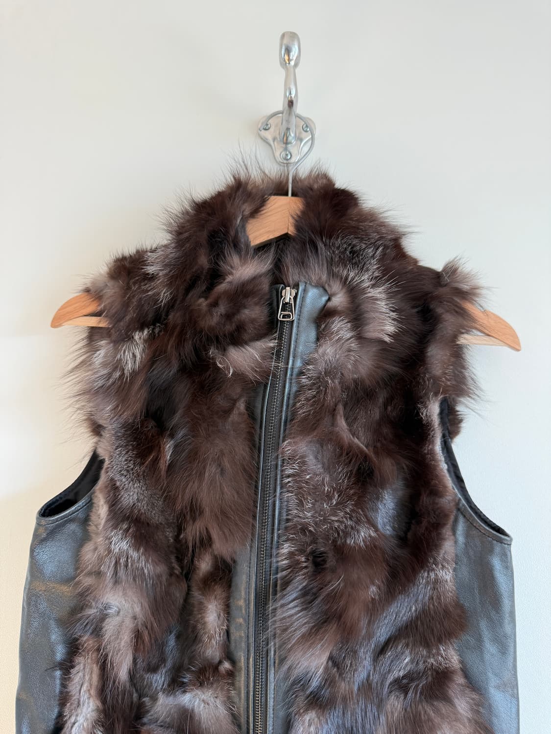 Pre owned 폭스퍼 램스킨 베스트 상품이미지3