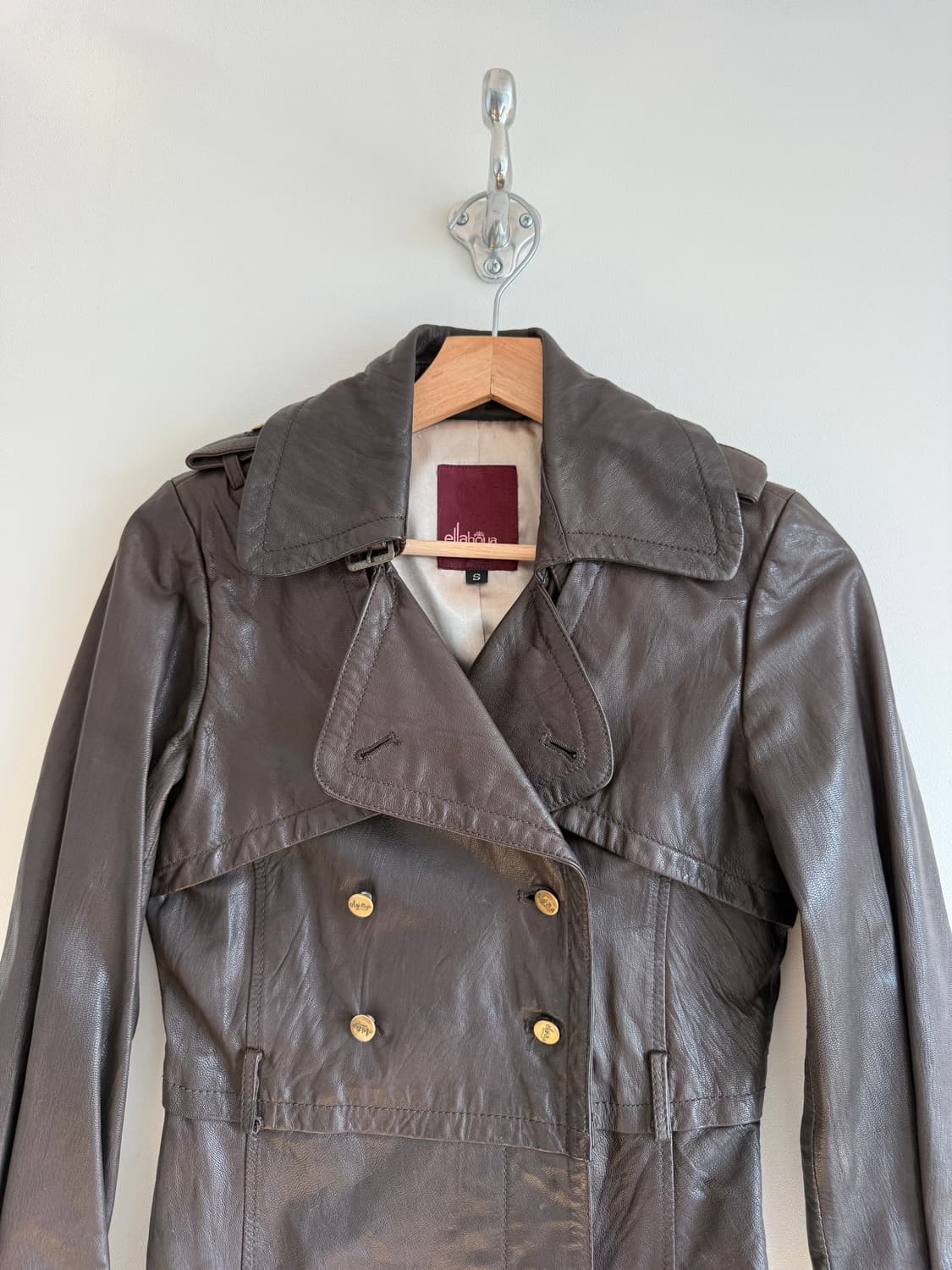 Pre owned 산양가죽 레더 자켓 상품이미지2