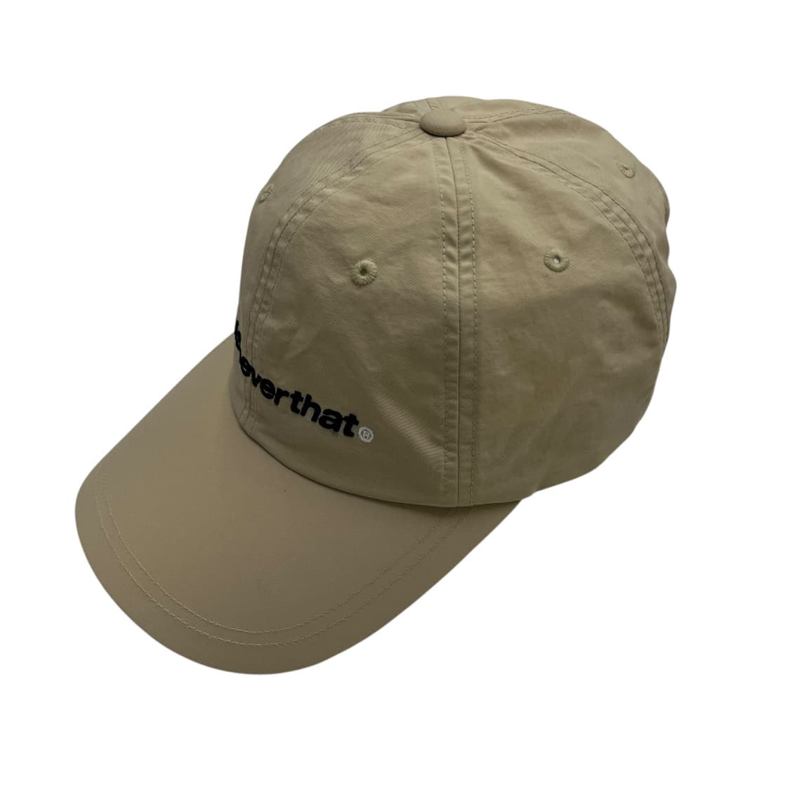 디스이즈네버댓 센터로고 베이지 볼캡 상품이미지5