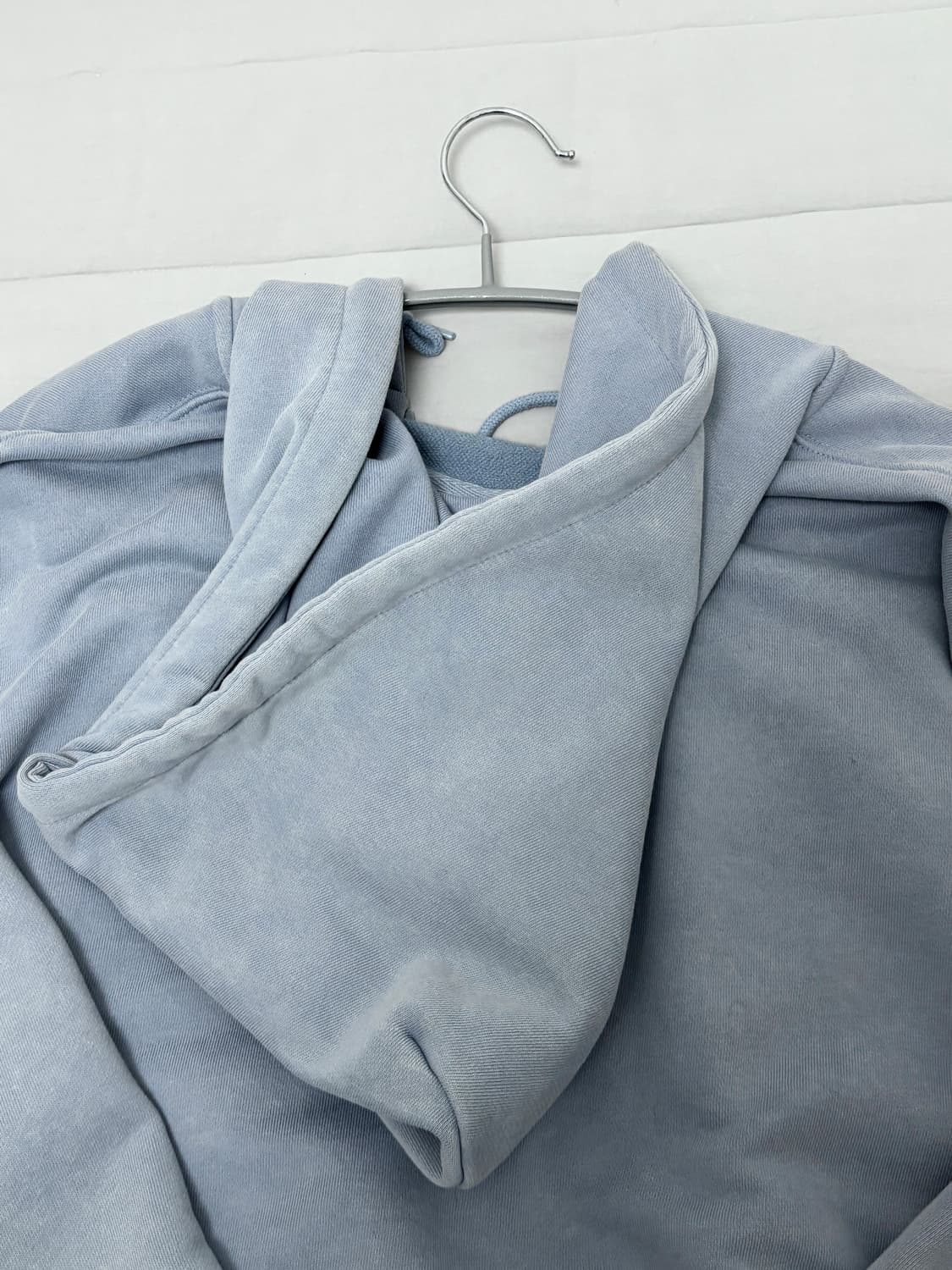 (마지막 가격) 오픈와이와이 OPEN YY 워시드 박스 후드집업 블루 상품이미지5