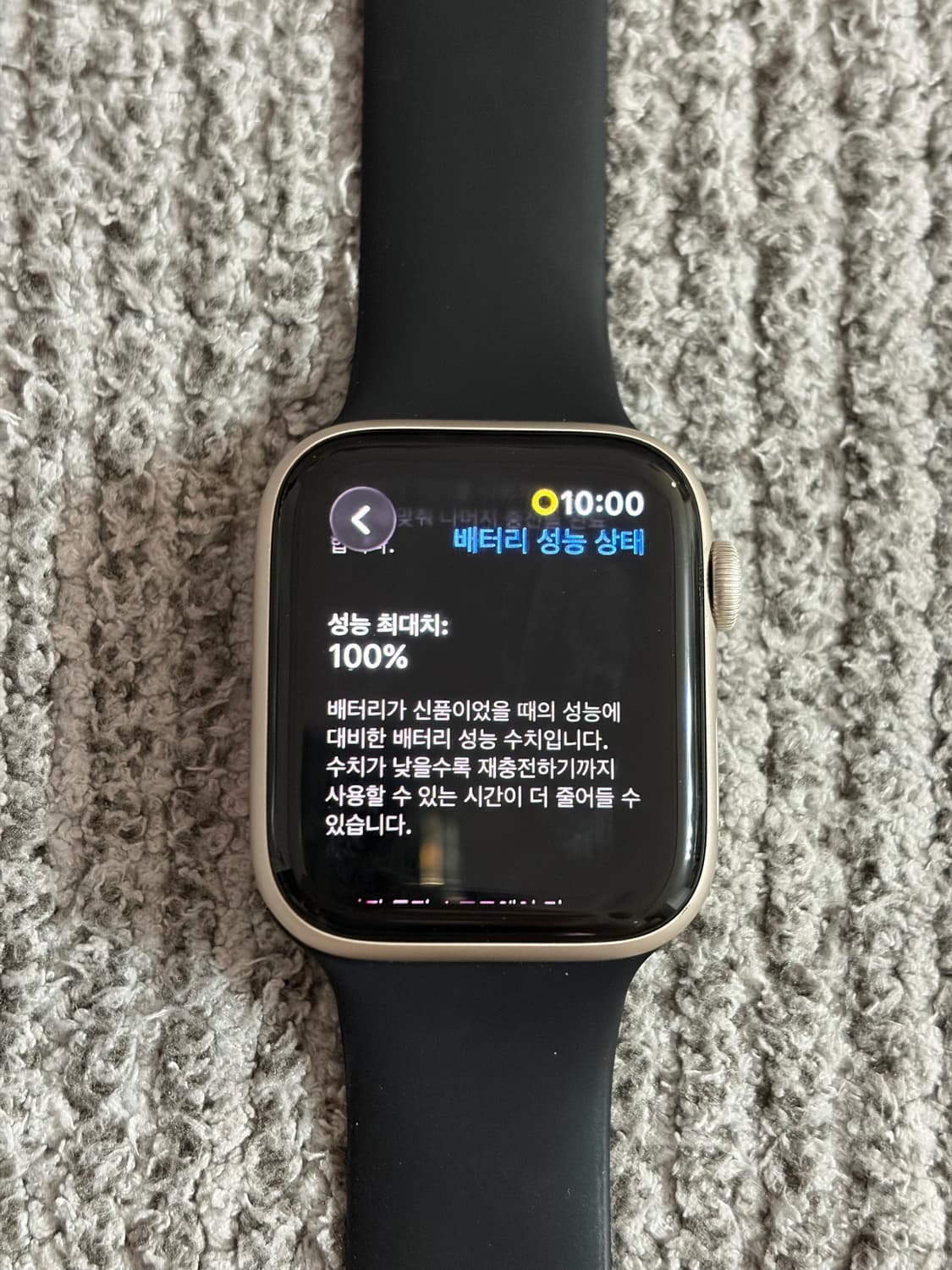애플워치 se3 44mm 배터리 100% 셀룰러 상품이미지5