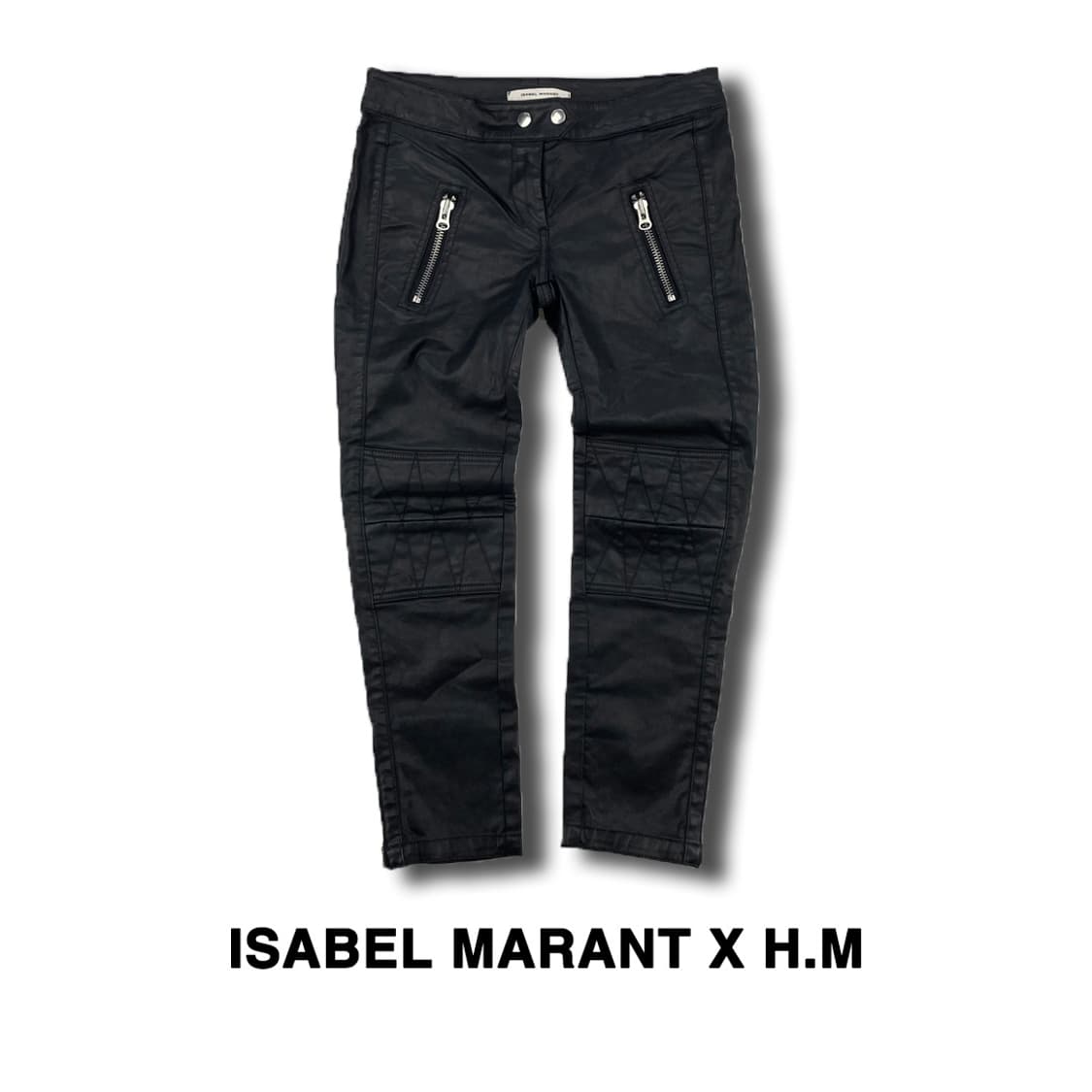 (여자M) 이자벨마랑 X 흐앤므 코팅 바이커진 상품이미지1