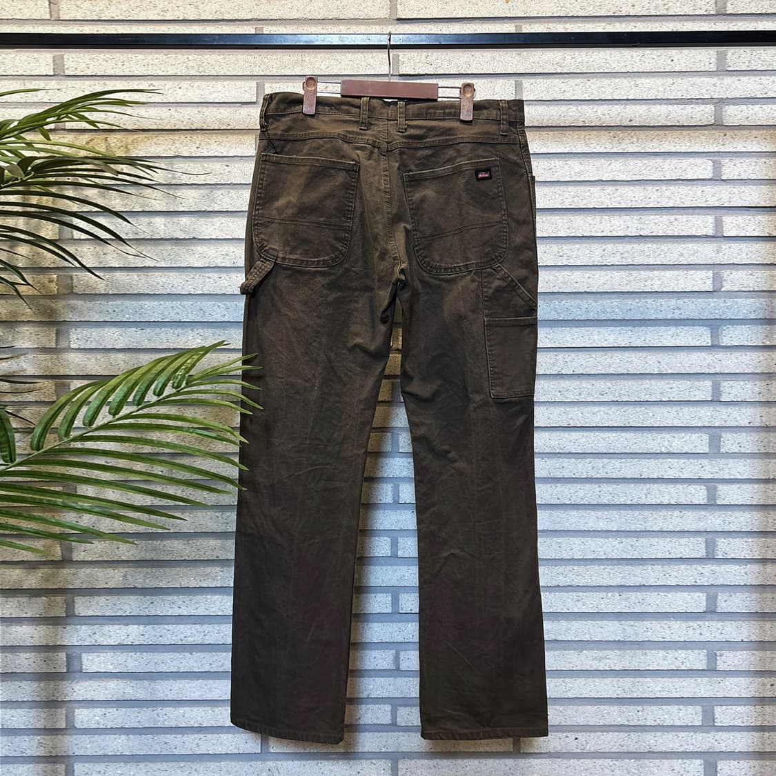 디키즈 헤비게이지 워크 카펜터팬츠 페이드 디테일 밤색 상품이미지3