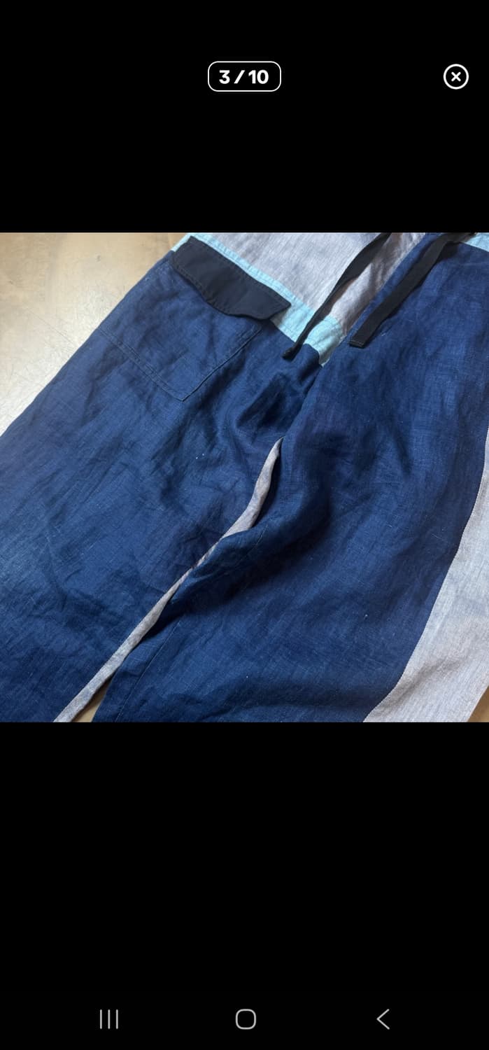 Y's by yohji yamamoto 라이트코튼 에스닉 팬츠 상품이미지2