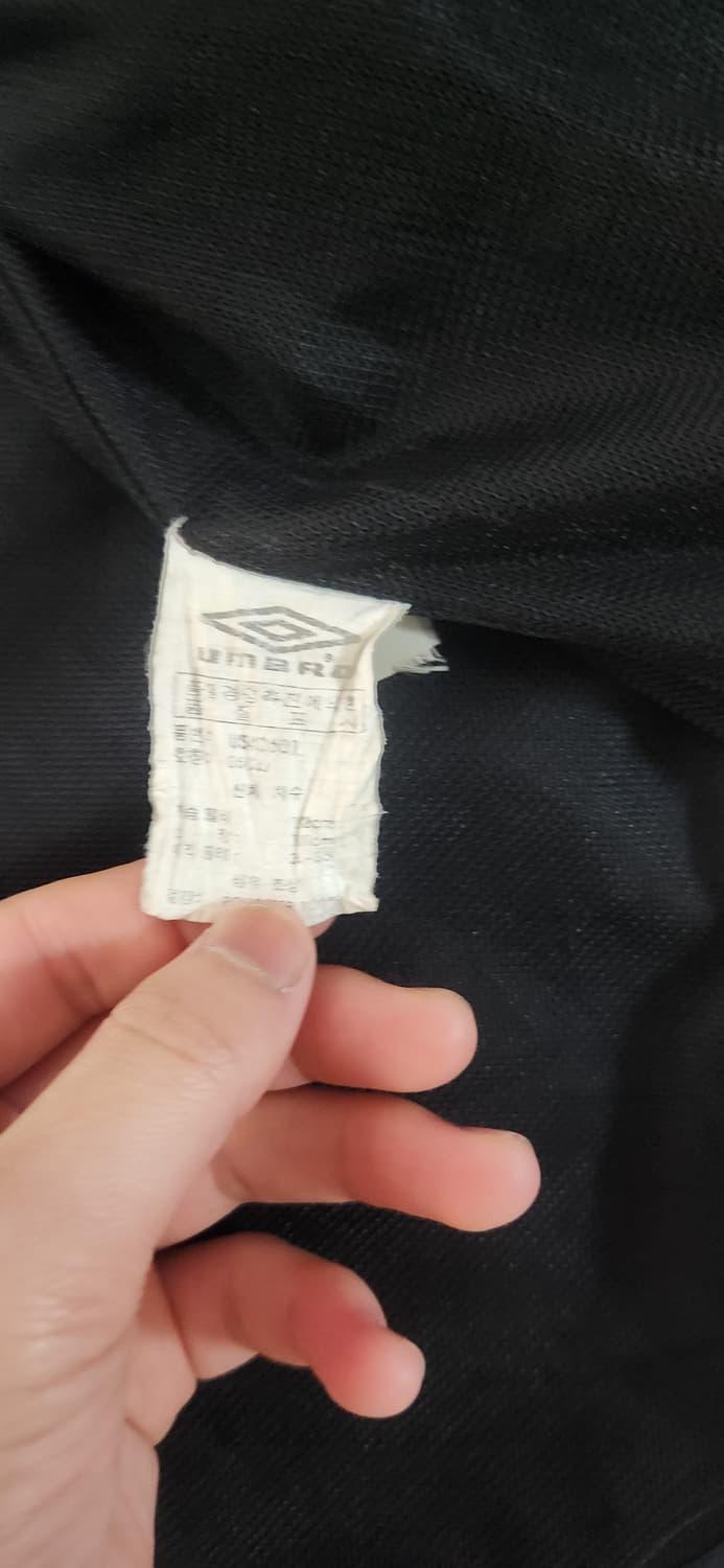 엄브로 잉글랜드 00s 바람막이 검노 자켓
 상품이미지9