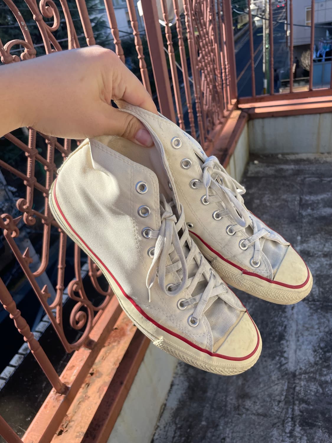 7-80s 빈티지 컨버스 화이트 척테일러 상품이미지8