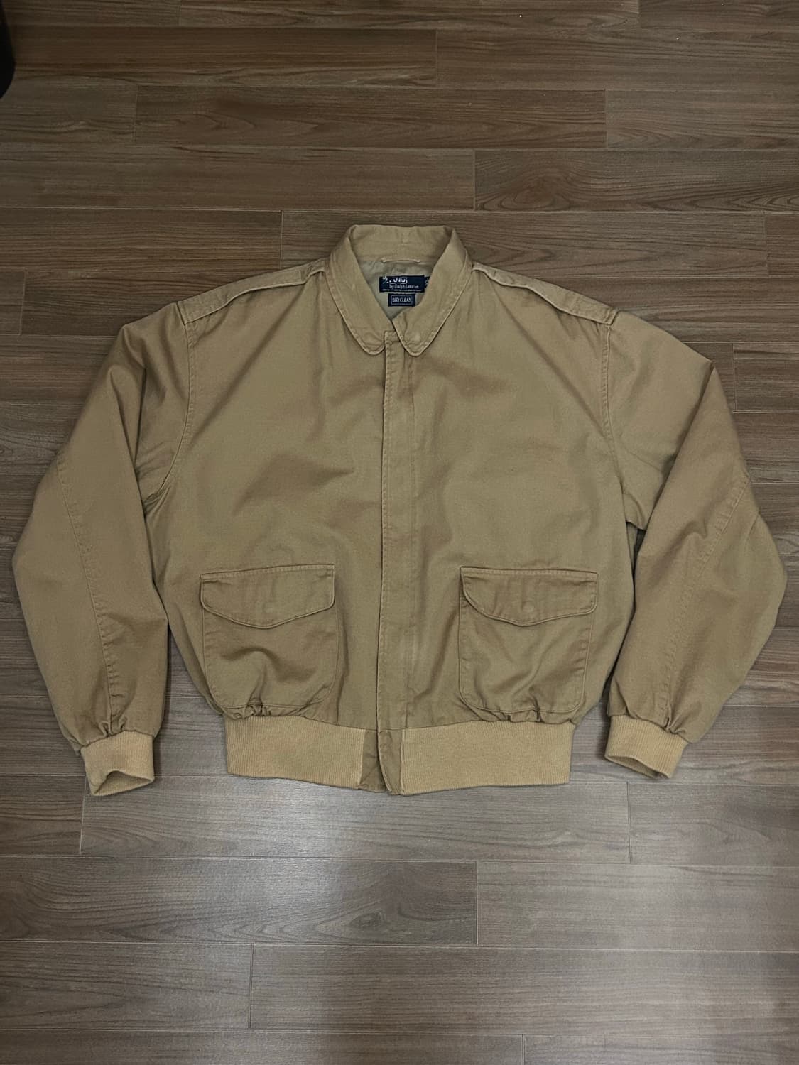 80s usa 폴로 a-2 봄버 자켓 노로고 상품이미지1