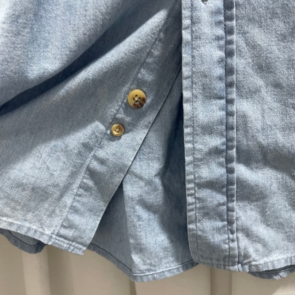 칼하트/ 샴브레이 워크 셔츠/ L 상품이미지6