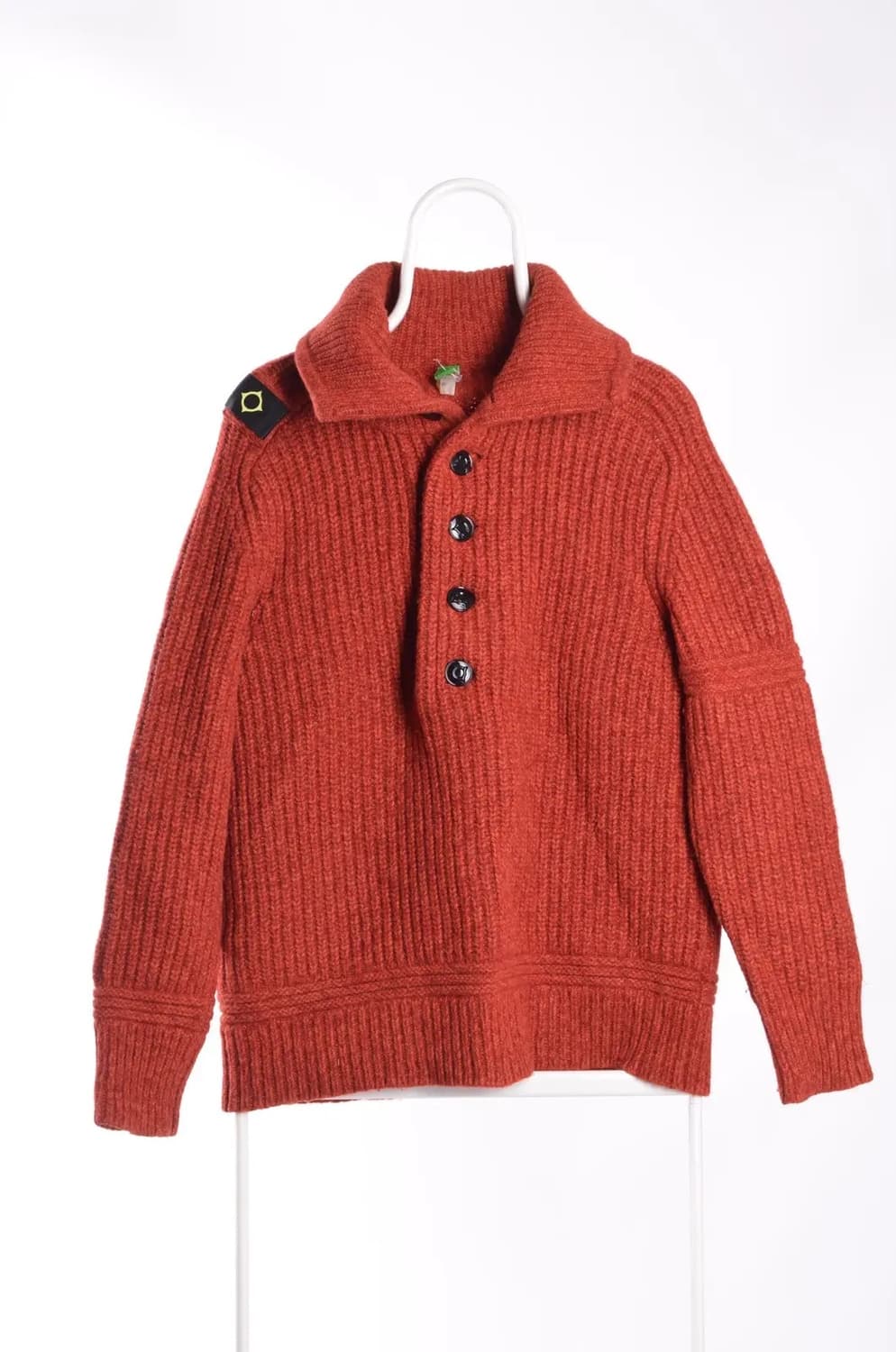 마시모 오스티 마스트럼 아카이브 견장 헤비 울니트 상품이미지1