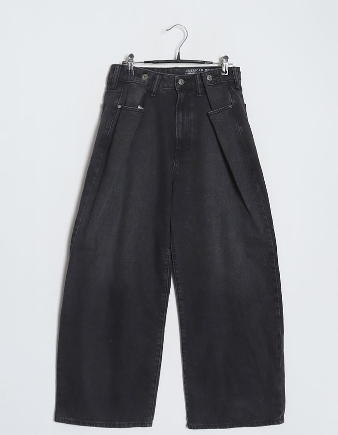 AMERICAN HOLIC Tuck Wide Denim Pant 상품이미지1