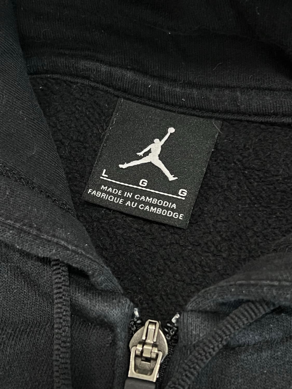 (L) 조던 블랙 후드집업 상품이미지3