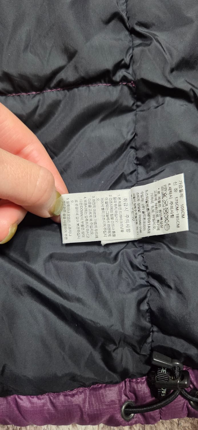 노스페이스 700 거위털 눕시 패딩조끼 상품이미지8