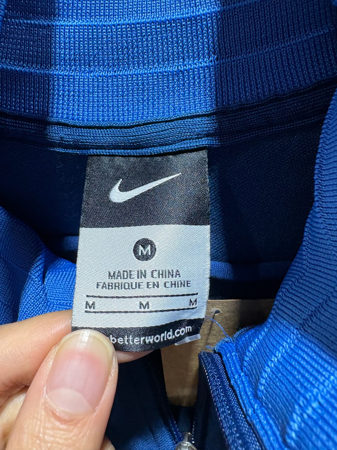 M 나이키 France 골드라인 딥블루 트랙탑 상품이미지6