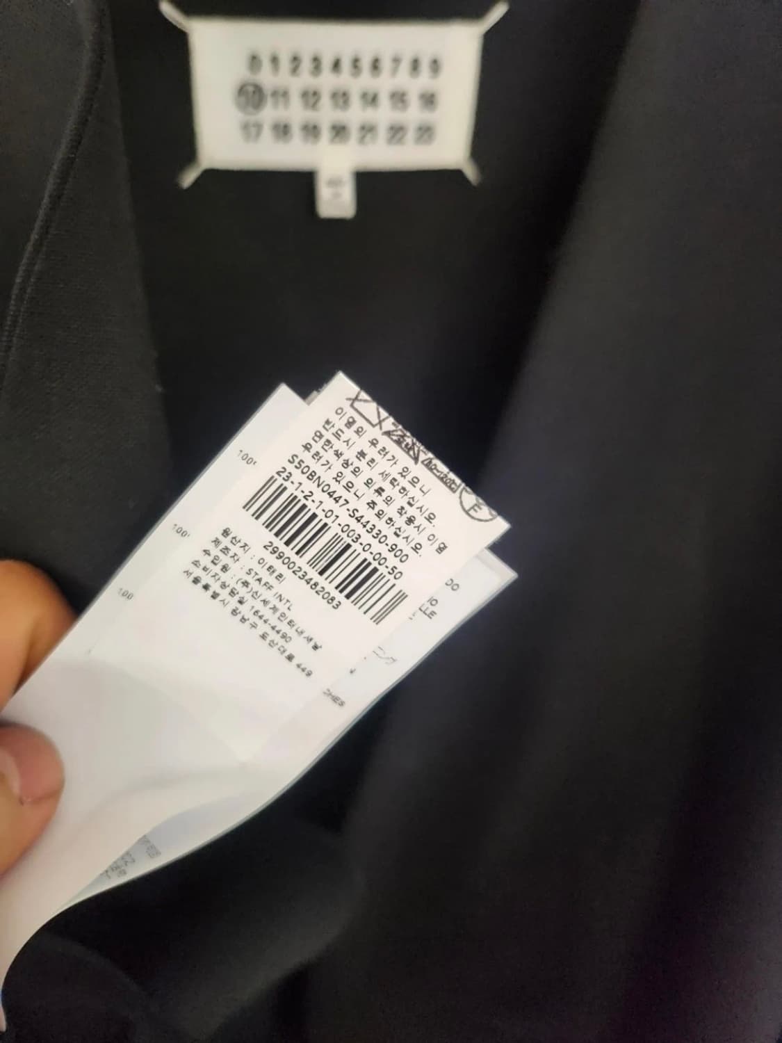 메종마르지엘라 블랙 쟈켓 상품이미지9