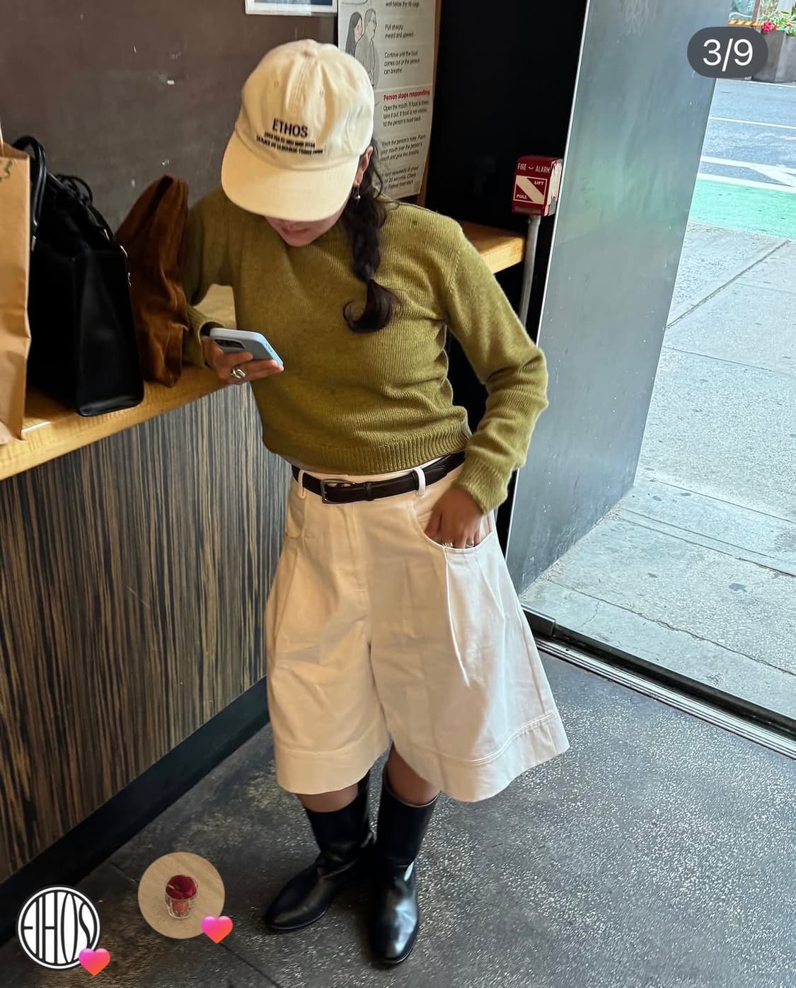 새상품) 에토스 파리 볼캡 라이트베이지 상품이미지8