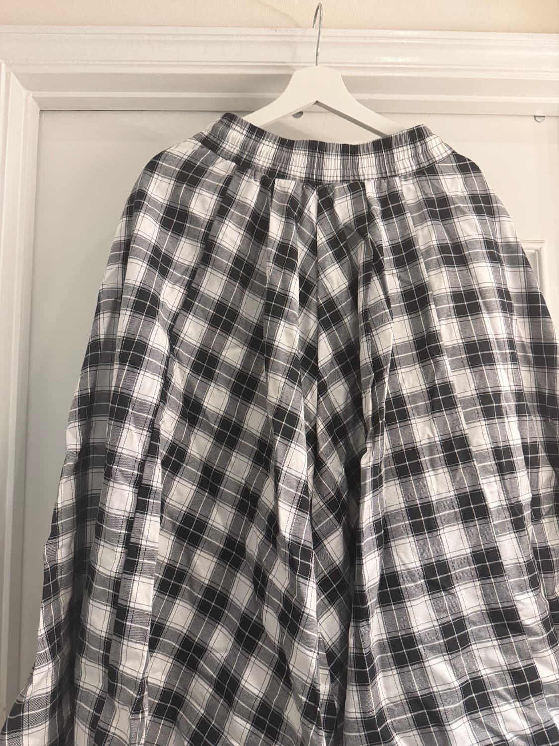 testmechanism 체크 플레어 치마바지 상품이미지2