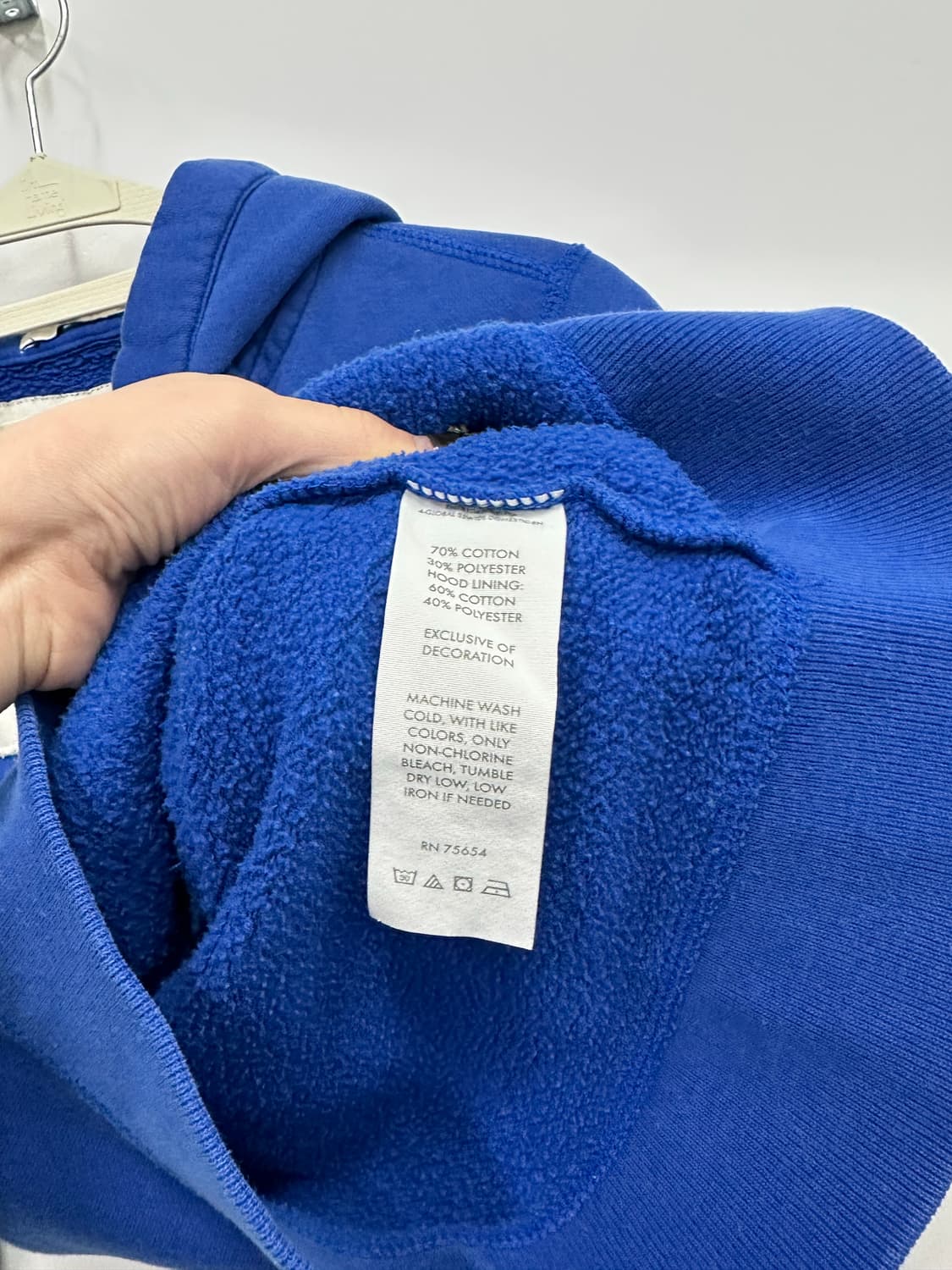 아베크롬비 블루 후드집업 상품이미지4