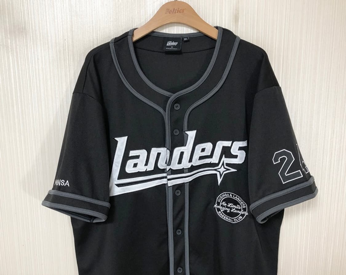 무신사 X SSG랜더스24 콜라보 블랙유니폼/져지 XL 상품이미지2