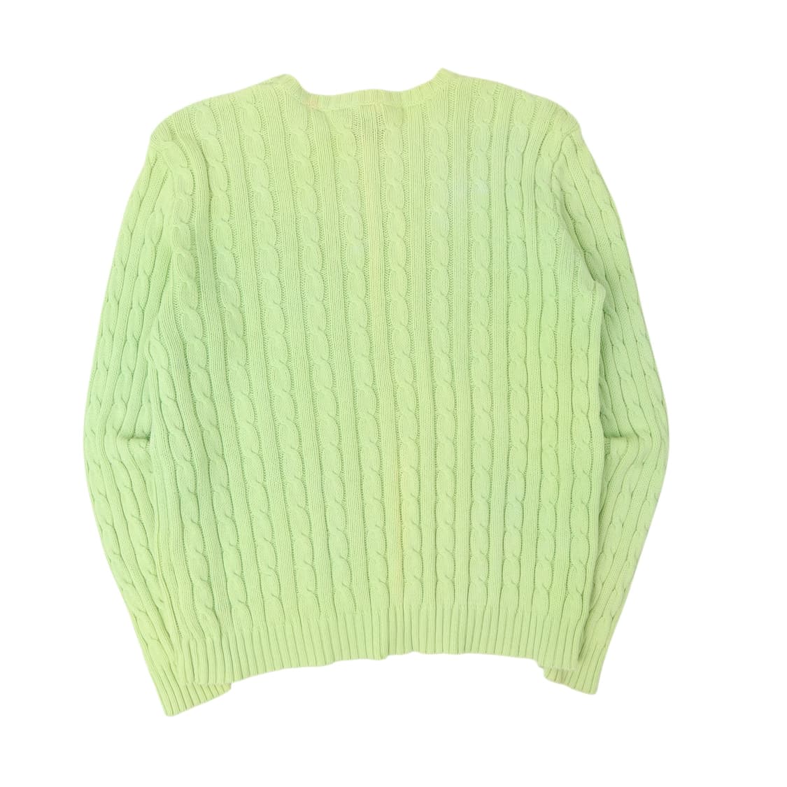 폴로 랄프로렌 라이트 그린 코튼 케이블 니트 상품이미지5