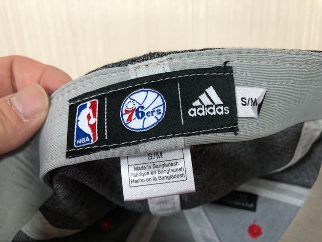 NBA 아디다스 필라델피아 세븐티식서스 모자/캡 S-M 상품이미지10