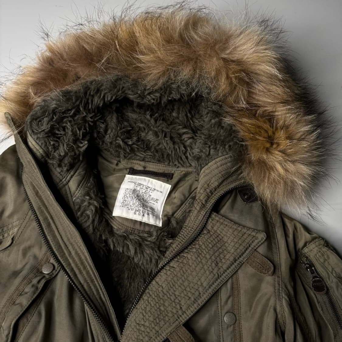 GOA 라쿤퍼 파카 야상 상품이미지6