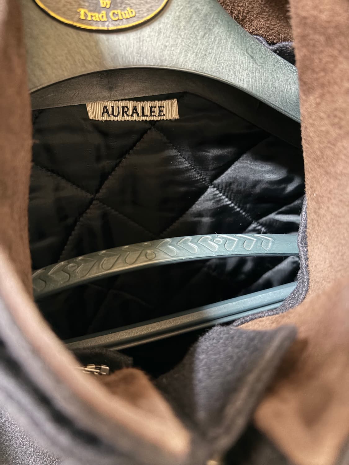 [S] 오라리 AURALEE 패디드 블루종 차콜 3 상품이미지4