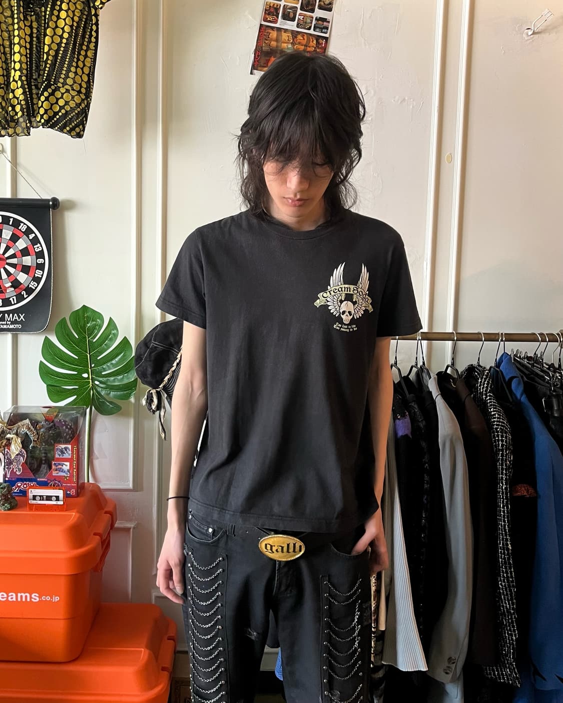CREAM SODA Vintage Wings Skull T-Shirt 상품이미지2