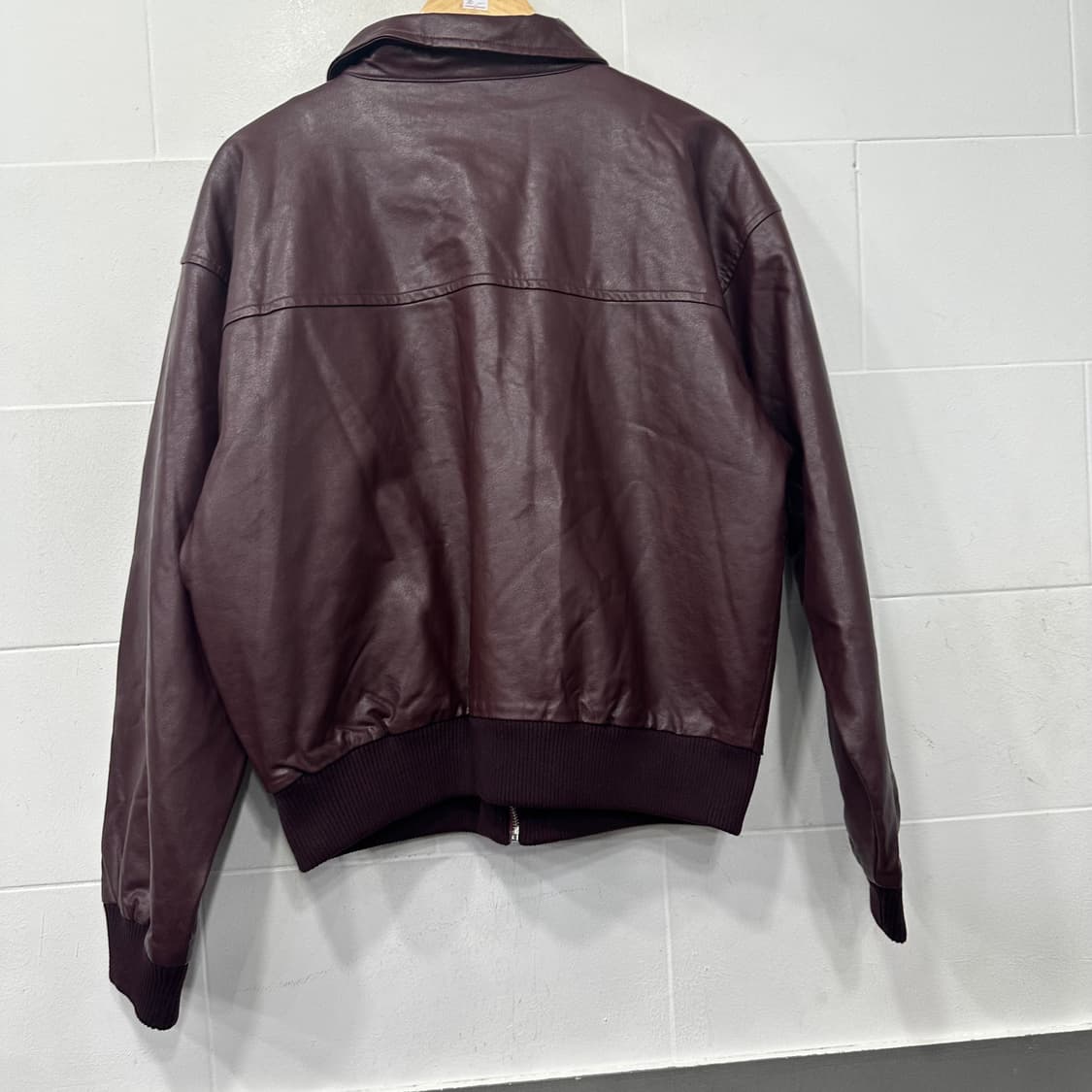 블랙업 레더 자켓 상품이미지5