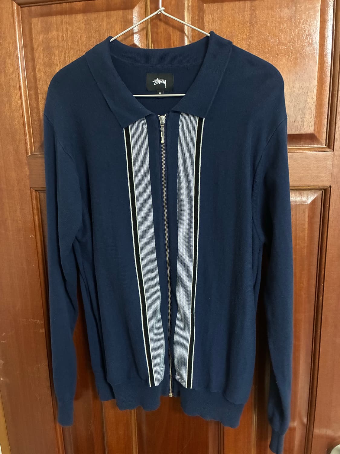 스투시 니트 집업 상품이미지1