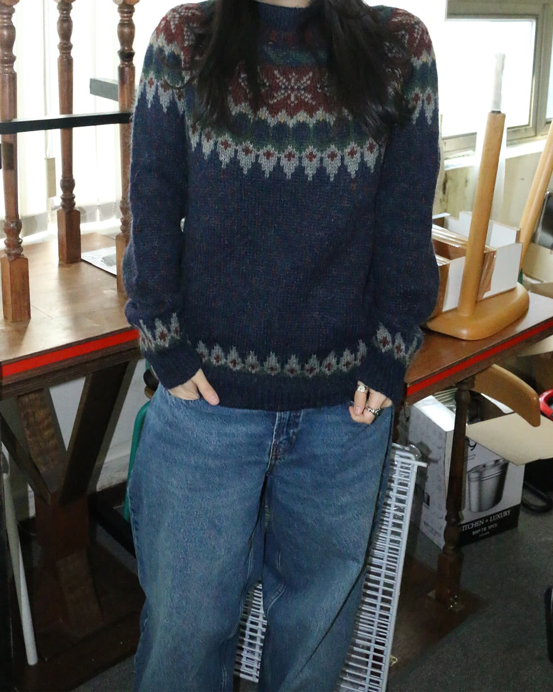 울리치 빈티지 노르딕 스웨터 상품이미지1