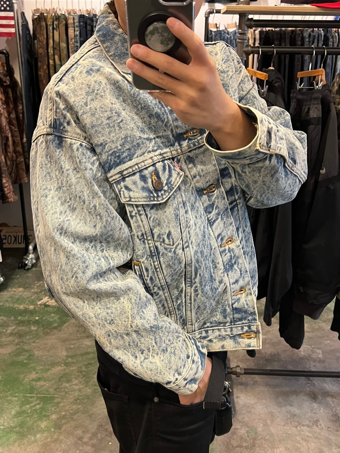 90s [L] USA 리바이스 타입3 트러커 자켓 상품이미지10