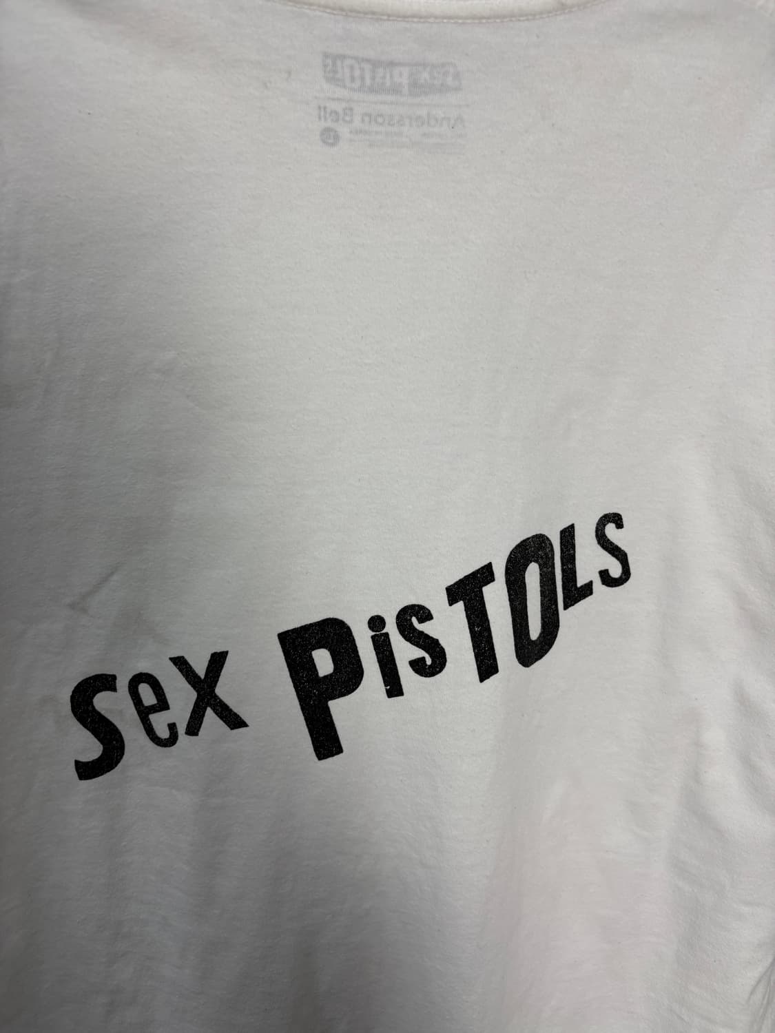 빈티지 앤더슨벨 X 유니섹스 섹스 피스톨즈  콜라보레이션 반팔 A3745 상품이미지5